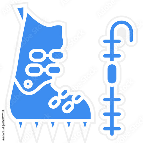 Ice Climbing icon style