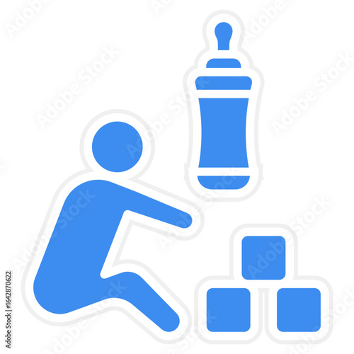 Babysitting icon style