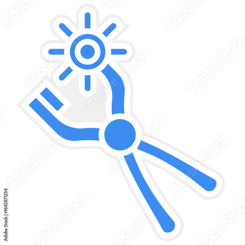 Leather Punch icon style