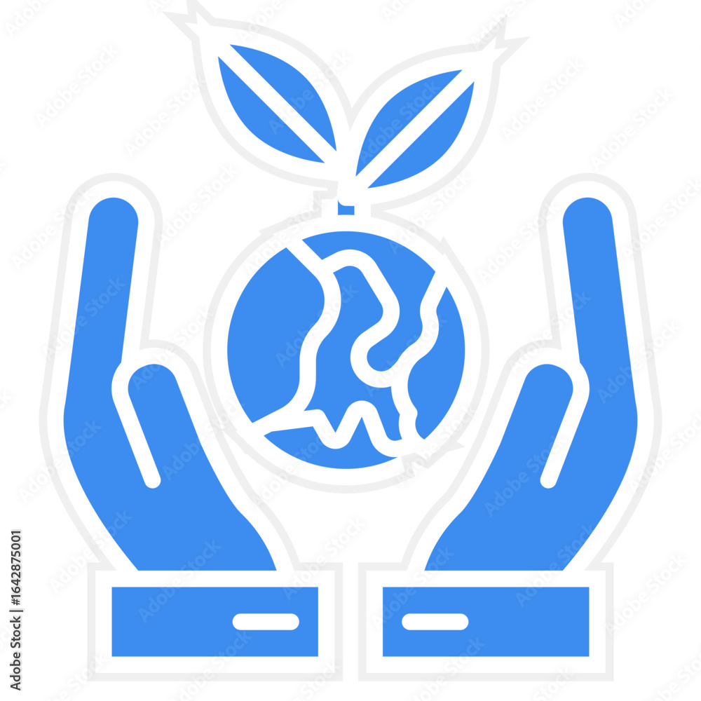 Obraz premium Sustainable Development icon style
