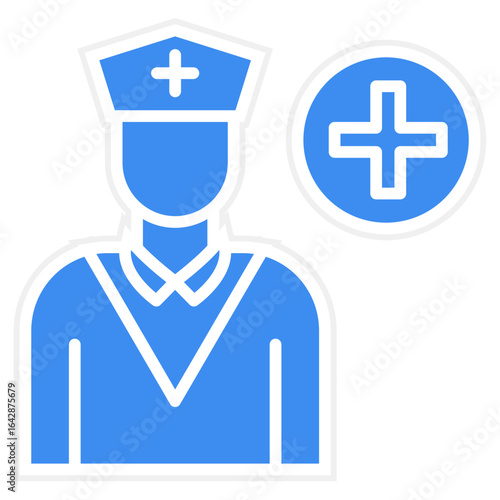 Caregiver Male icon style