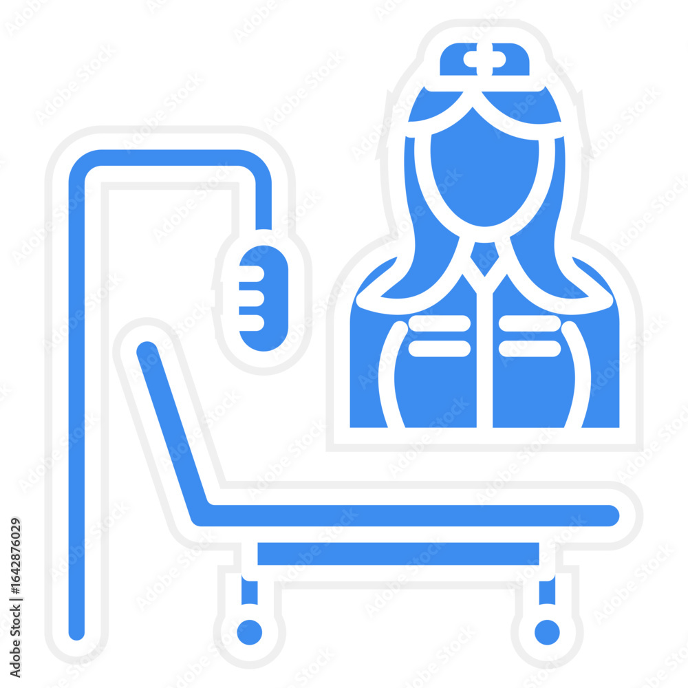 Obraz premium Nursing Service icon style