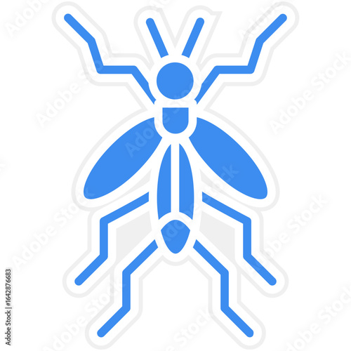 Mosquito Vector Icon Style