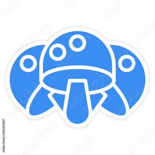 Mushroom Vector Icon Style