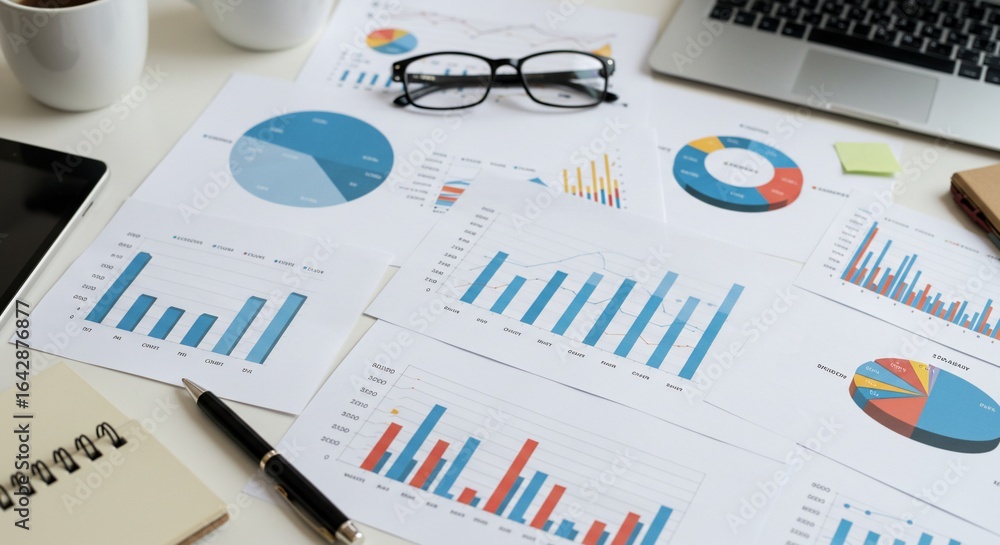 Fototapeta premium Data-Driven Decisions: Your Path to Business Success