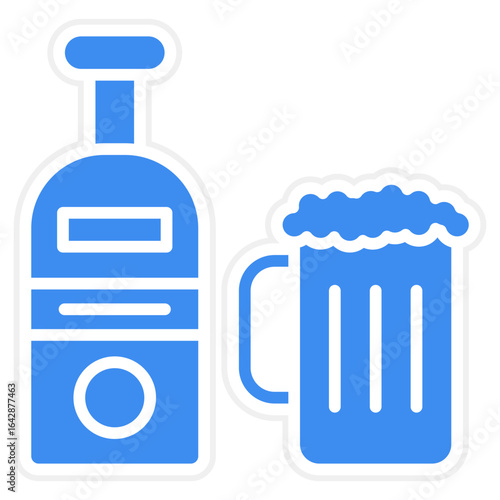 Alcohol Vector Icon Style