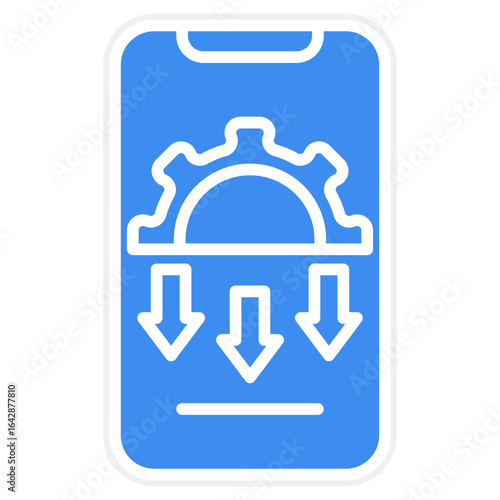 Automation Drawbacks Vector Icon Style