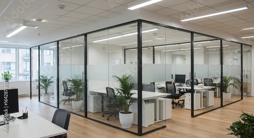 Modern Glass Office Partitions: Stylish & Functional Workspace