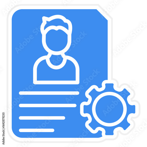 De Identification Vector Icon Style