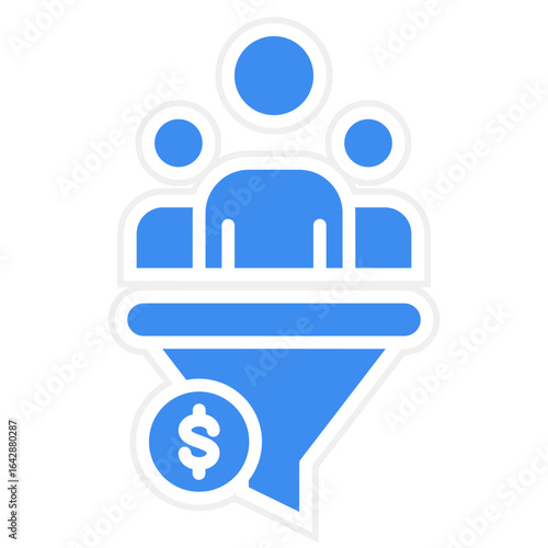Cost Per Lead Vector Icon Style