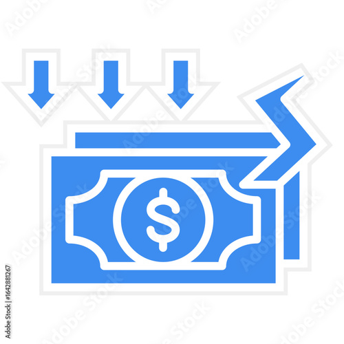 Bankruptcy Vector Icon Style