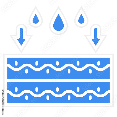 Absorption Vector Icon Style