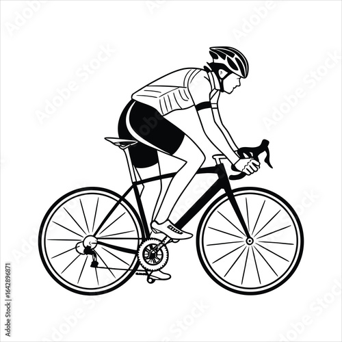 silhouette of a bicycle
