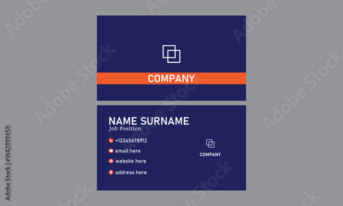 modern business card print templates. Personal visiting card with company logo. Vector illustration. Stationery design with simple modern luxury elegant abstract pattern background See Less