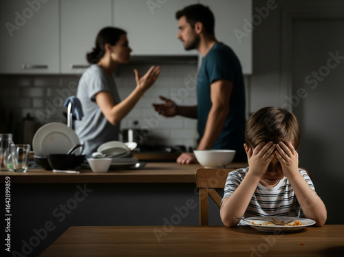 Wallpaper Mural Parental quarrel makes the child feel very pressured. Torontodigital.ca