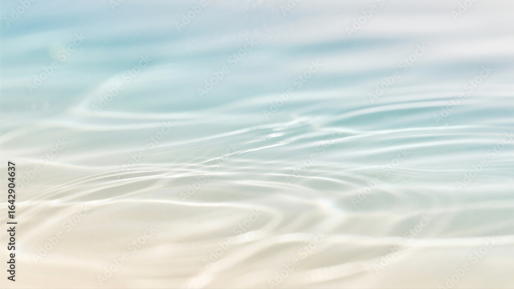 Obraz premium water on the sand background