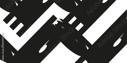 Grunge halftone black and white texture background. Abstract illustration Texture