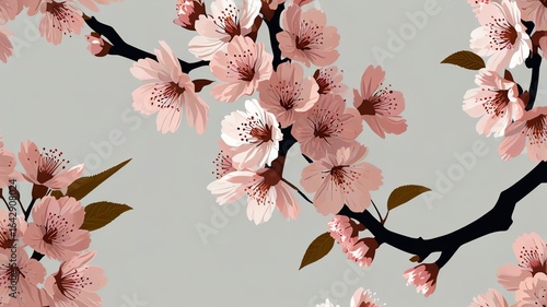 pink cherry blossom in spring