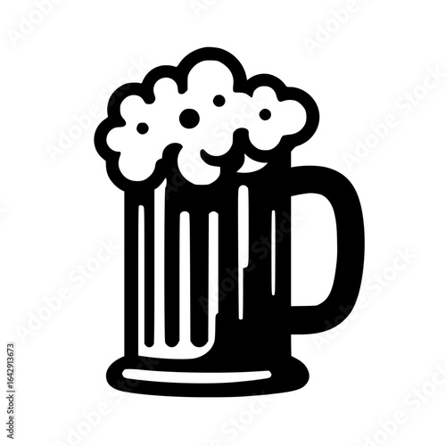 Beer Stein Silhouette for Oktoberfest