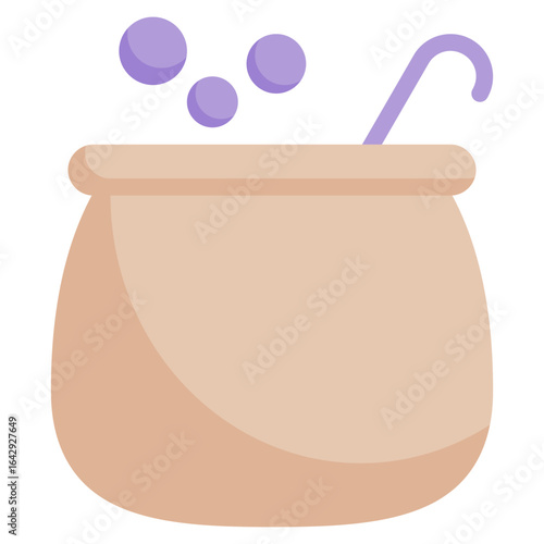 cauldron icon with flat style. Suitable for website design, logo, app and UI. Based on the size of the icon in general, so it can be reduced.