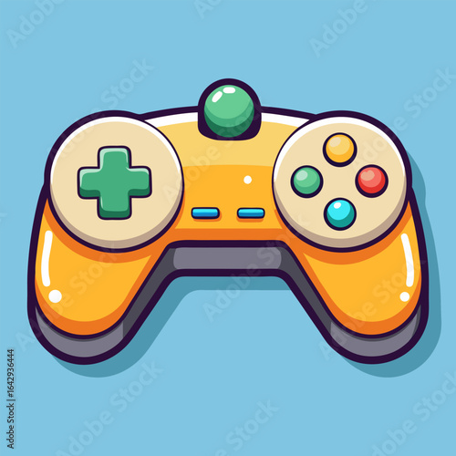 Retro gamepad controller for video game console