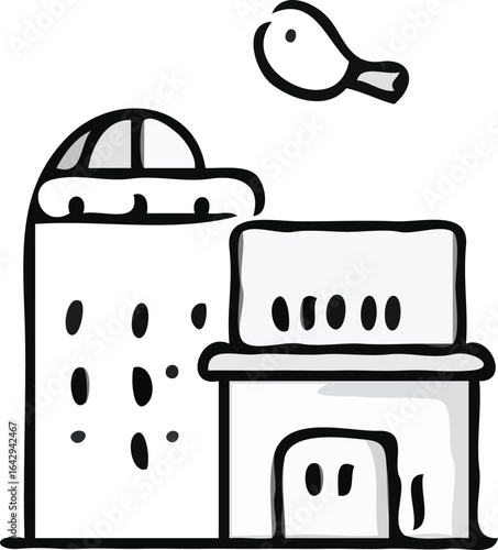 travel icon vector art