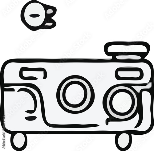 travel icon vector art
