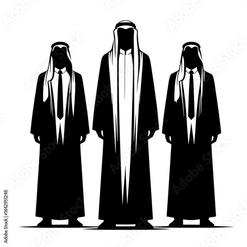 Man in Traditional Arab Dress