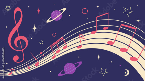 Musical Notes and Instruments in Harmony