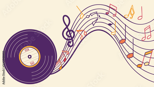 Musical Notes and Instruments in Harmony