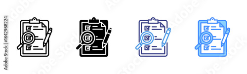 Evaluating icon set multiple style collection