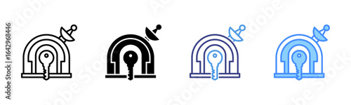 Private icon set multiple style collection