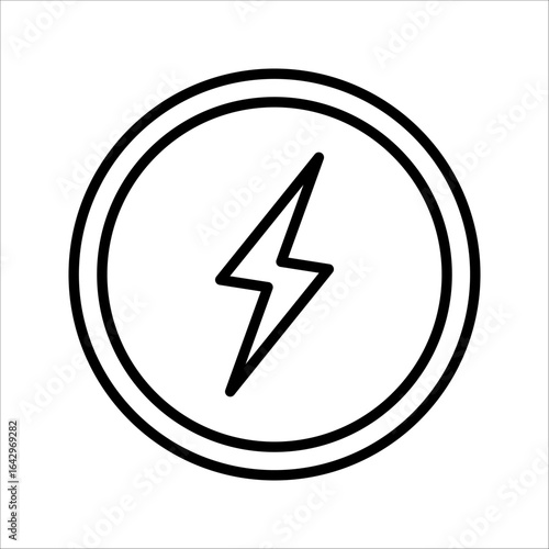 Magsafe Icon. Symbol isolated white background. vector illustration. color editable.
