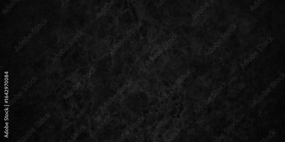 Fototapeta premium Grunge smooth wall grunge studio backdrop dark grey black wall chalkboard concrete grunge stone slate background texture. Black texture chalk board and black board.