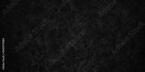 Grunge smooth wall grunge studio backdrop dark grey black wall chalkboard concrete grunge stone slate background texture. Black texture chalk board and black board.	
