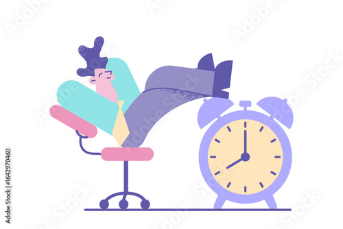 Stress free time management concept