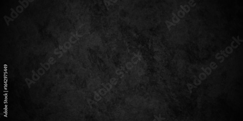 Grunge smooth studio backdrop dark grey black wall chalkboard concrete grunge stone slate background texture. Black texture chalk board and black board.	
