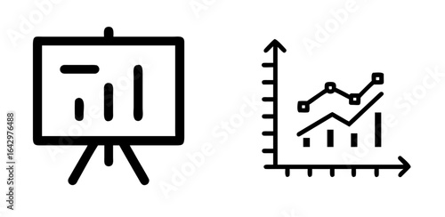 Chart Panel Icon for Data Visualization and Business Analytics Dashboard