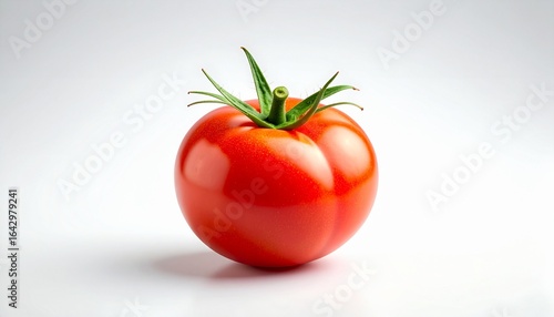  Fresh tomato isolated on white background