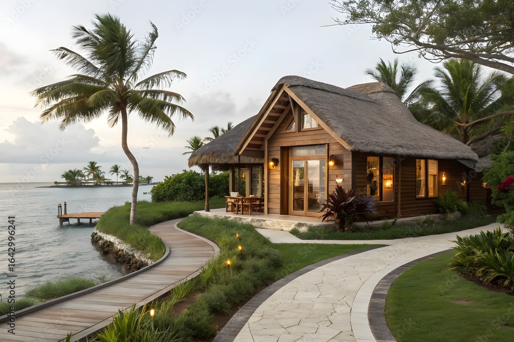 tropical beach hut tropical beach hut
