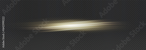 Light, gold, line, flare, effect with sparkle shine glow in format, perfect overlay for transparent art, adding light, gold, line, flare, effect brilliance to festive and bright designs.
