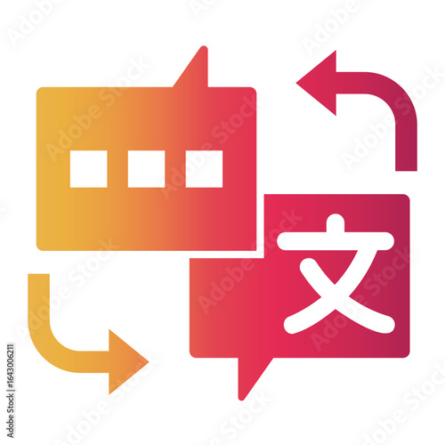 translater Gradient icon