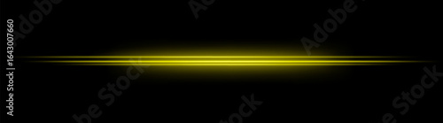 Speedline. Three parallel glowing beams with blurred transitions. Motion effect creates sense of acceleration and energy in symmetrical layout.