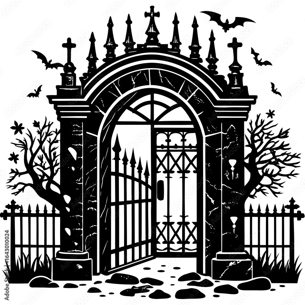 Fototapeta premium wrought iron gates