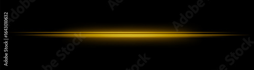 Speedline. Three parallel glowing beams with blurred transitions. Motion effect creates sense of acceleration and energy in symmetrical layout.