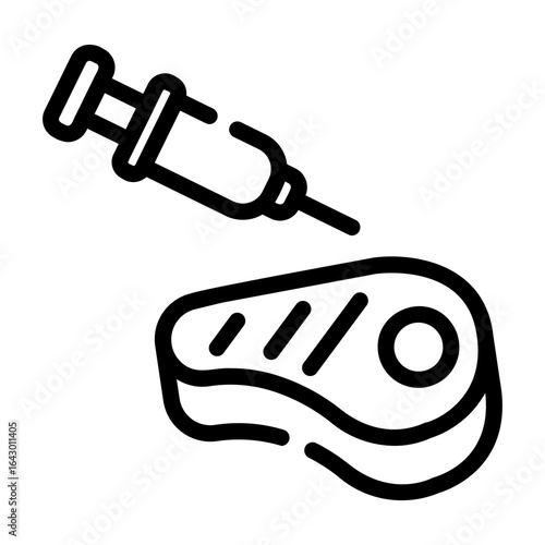 genetically modified food Line Icon