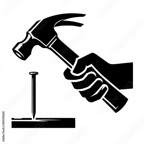 Hammer Hitting Nail