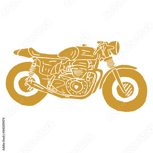 Retro Motorcycles Icon gold_1