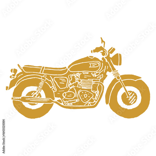 Retro Motorcycles Icon gold_2