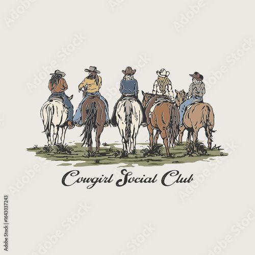 Cowgirl and freind